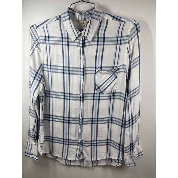 Woolrich Tops - Woolrich Women's‎ Lightweight Plaid Shirt Size Large